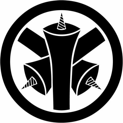 丸に三つ違い蝋燭