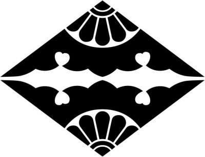 二つ割り六葉菱