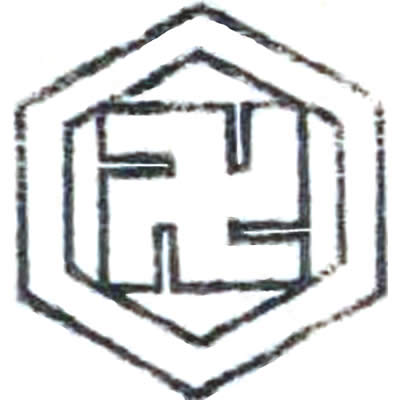 一重亀甲に万字／一重亀甲に卍