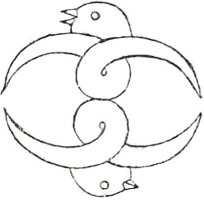 尻合わせ結び雁