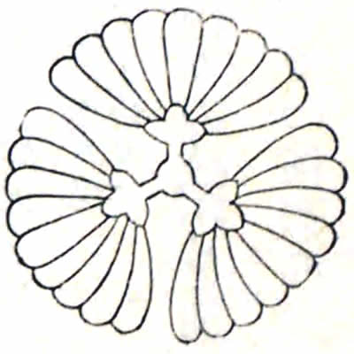 三つ横見菊（２）・横見菊車（２）