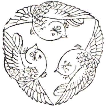 舞い違い三羽雀