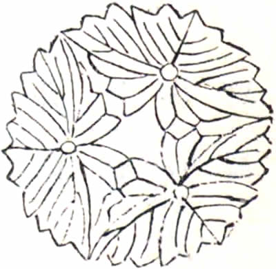 頭合わせ三つ蔦