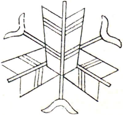 三つ違い雁股矢