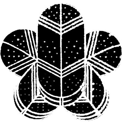 五つ斑入り鷹の羽