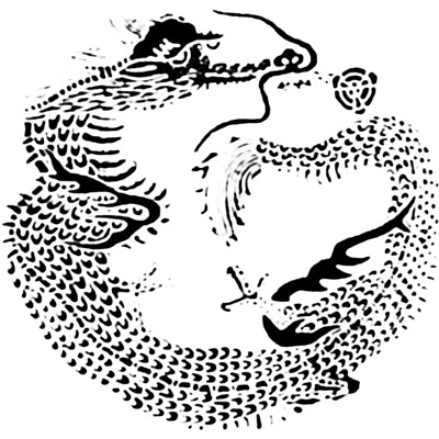 登り竜の丸／登り龍の丸