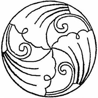 三つ割り蔓銀杏