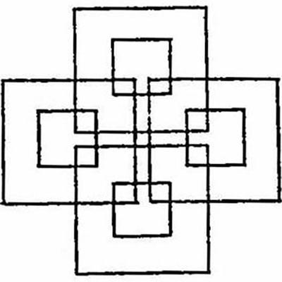 掛け組み合い四つ目