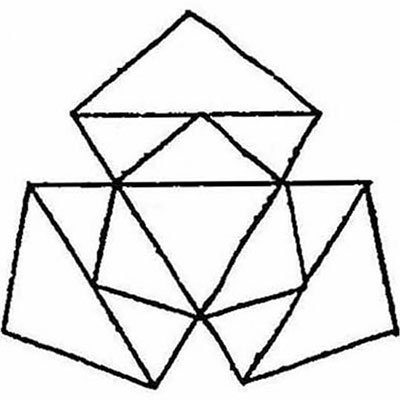 三つ折り込み鱗