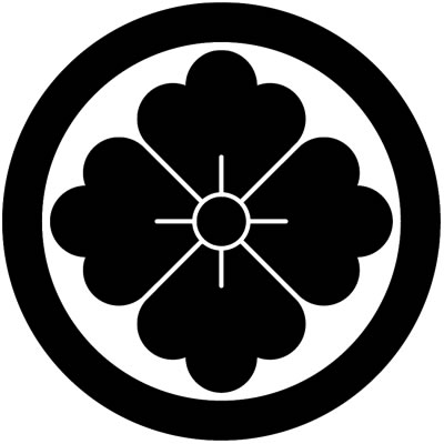 丸に四方花菱