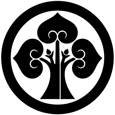 丸に蕾付き立ち裏葵