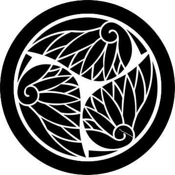 丸に三つ割り葵