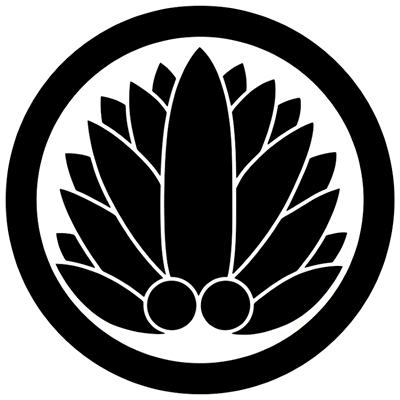 丸に十七蘂一つ葵