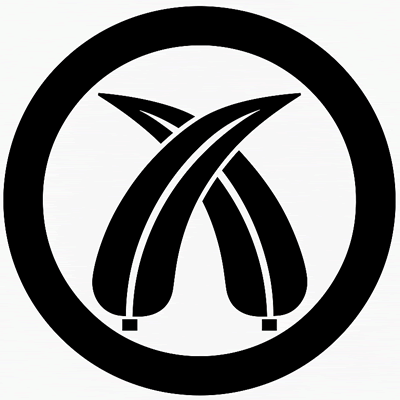 丸に上がり違い芦（１）