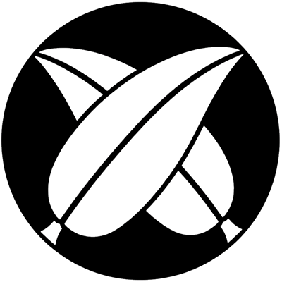 石持ち地抜き違い芦の葉