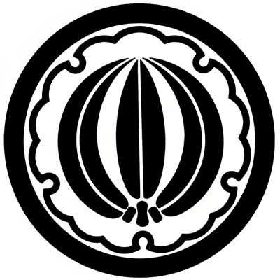 丸の内に雪輪に三つ芦