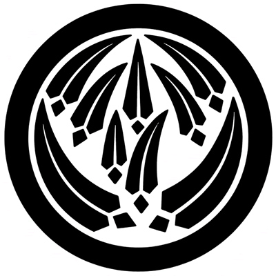 丸に乱れ芦の葉