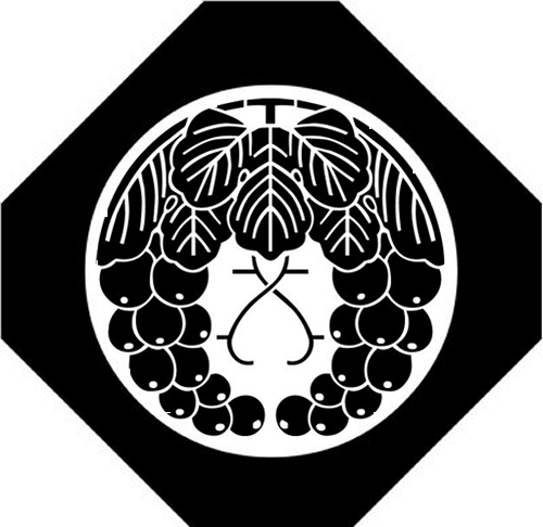 隅切り鉄砲角に下がり葡萄