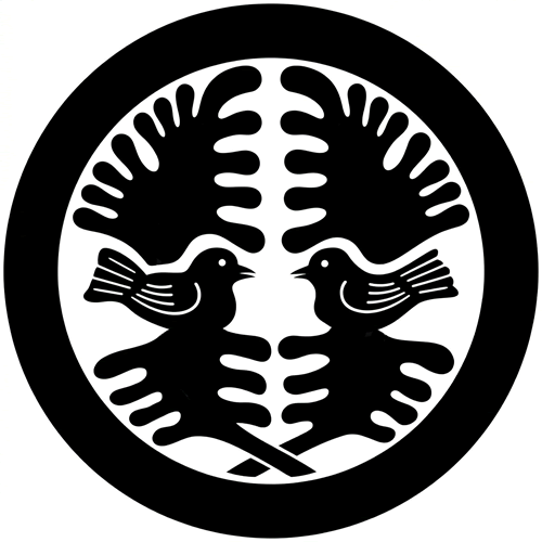 丸の内に抱き寓生に対い鳩（２）