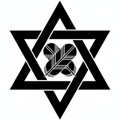 籠目に違い鷹の羽