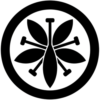 丸に五つ組み櫂