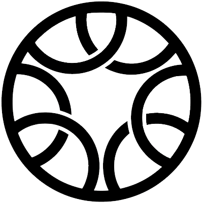 丸に割り三つ金輪違い