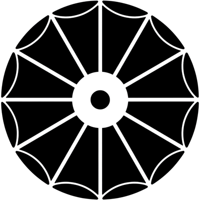 真向かい開き傘