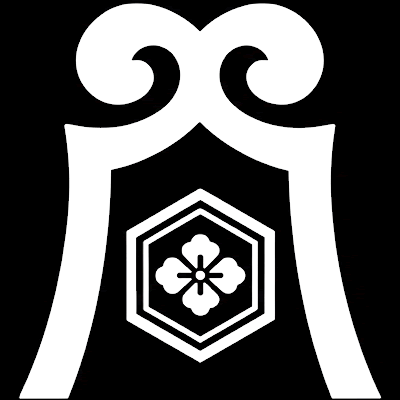 陰琴柱に亀甲花菱