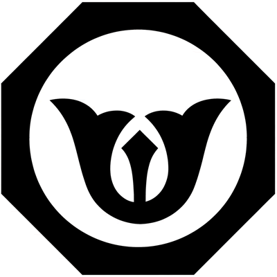 八角鉄砲角に剣鍬形