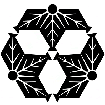 三つ寄せ六角葛の葉