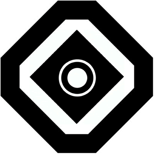 隅切り角に的