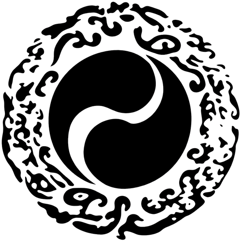 追い竜に左二つ巴／追い龍に左二つ巴