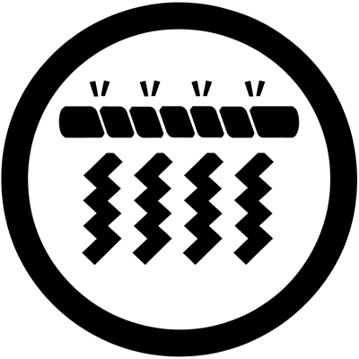 丸に注連縄に弊