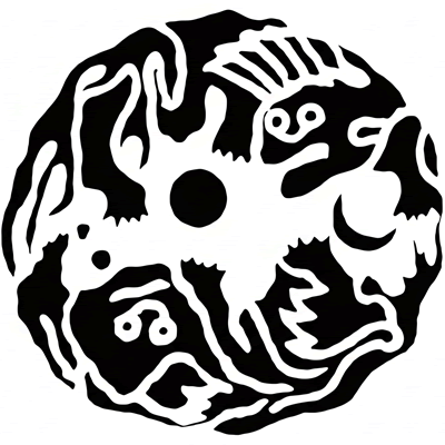 対い獅子の丸（２）