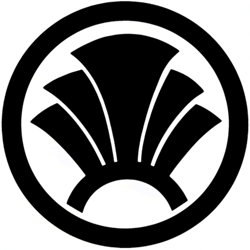 丸に菖蒲革（１）