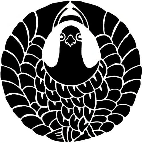 真向かい鷲の丸