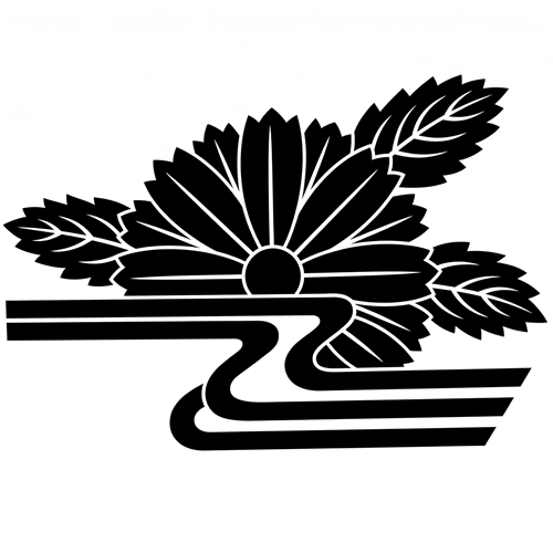 葉敷き山吹に水