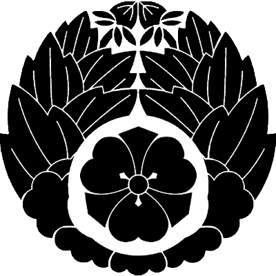 花陰杏葉牡丹に剣片喰