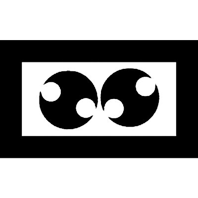 垂れ角に並び分銅