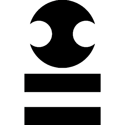 分銅に二つ引き