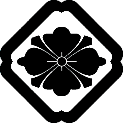 隅入り角に剣花菱