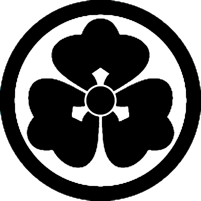 丸に三方花菱（２）