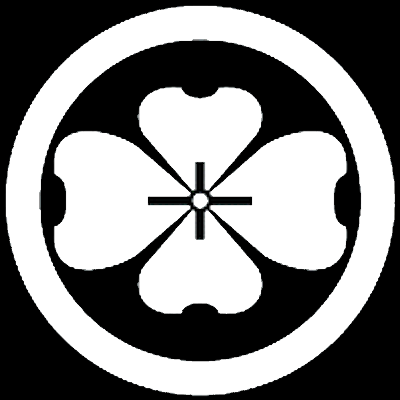 陰丸に凹み花菱