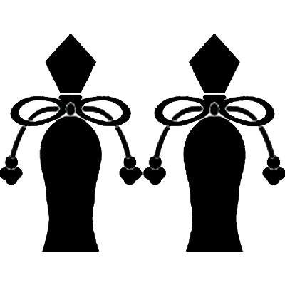 変わり神社瓶子