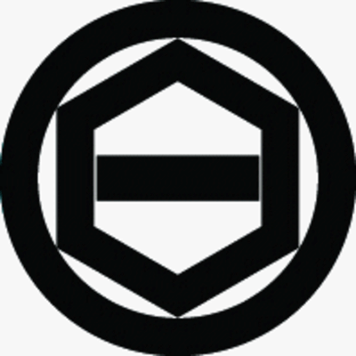 丸に六角に一つ引き