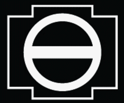 陰糸隅切り平角に丸に一つ引き