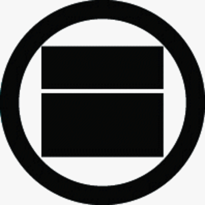 丸に大小二つ引き（1）