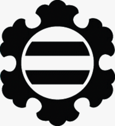 変わり外雪輪に二つ引き