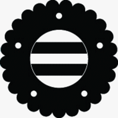 花輪内に二つ引き