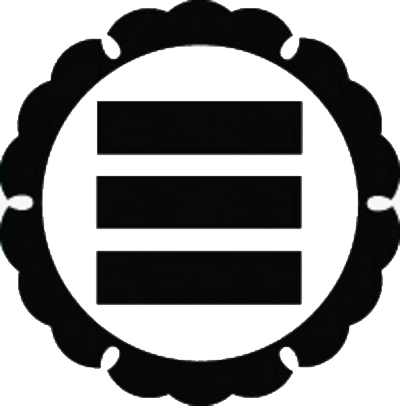 外雪輪に三つ引き（2）